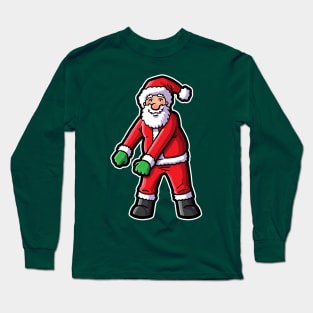 Flossing Santa Long Sleeve T-Shirt